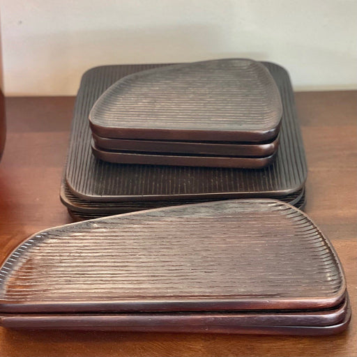 Adelita Hand Carved Mango Wood Platter - Biku Furniture & Homewares