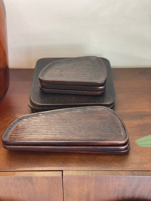 Anisa Hand Carved Mango Wood Platter - Biku Furniture & Homewares