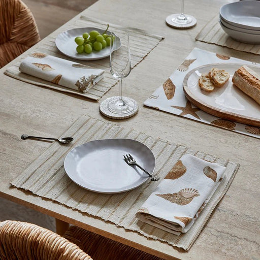 Artisanal Weave Natural Dining Mat - Biku Furniture & Homewares