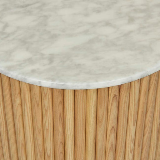 Benjamin Ripple Marble Side Table - Biku Furniture & Homewares