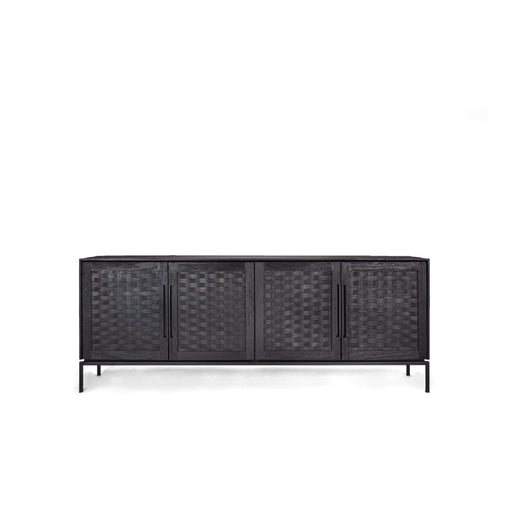 dBodhi Karma Charcoal Low Dresser 4 Doors - Biku Furniture & Homewares