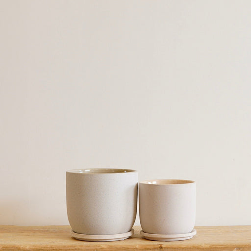 Lya Pot Ceramic Cream - Biku Furniture & Homewares
