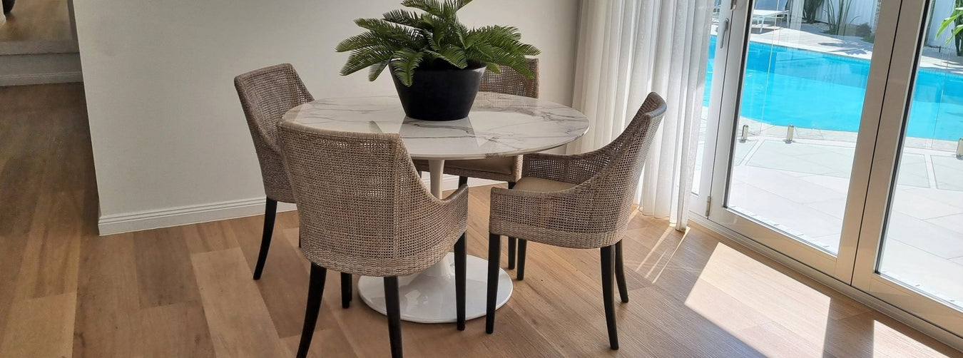 Coastal Round Dining Tables - Biku Furniture & Homewares