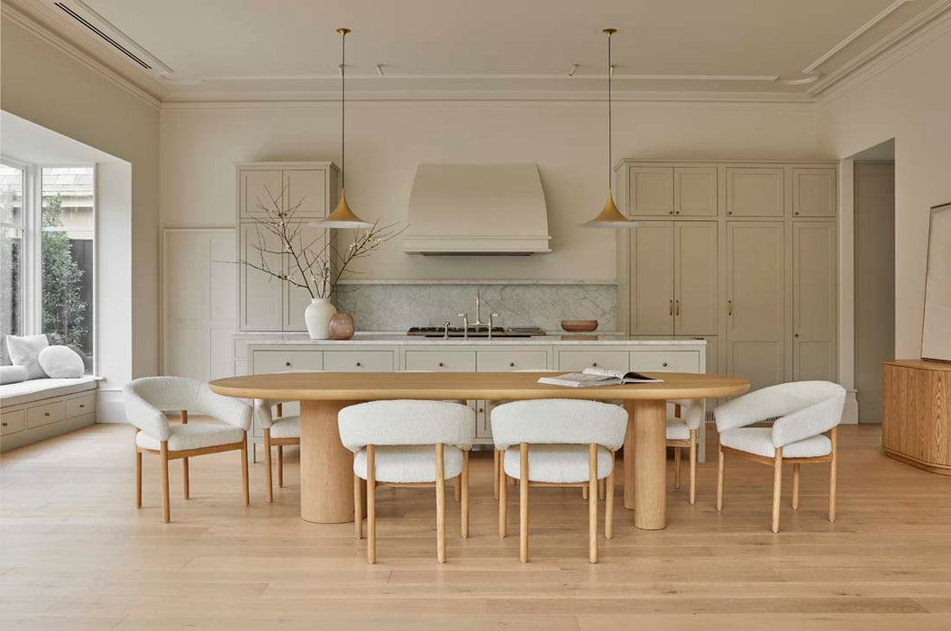 Seb Oval Dining Table - Oak