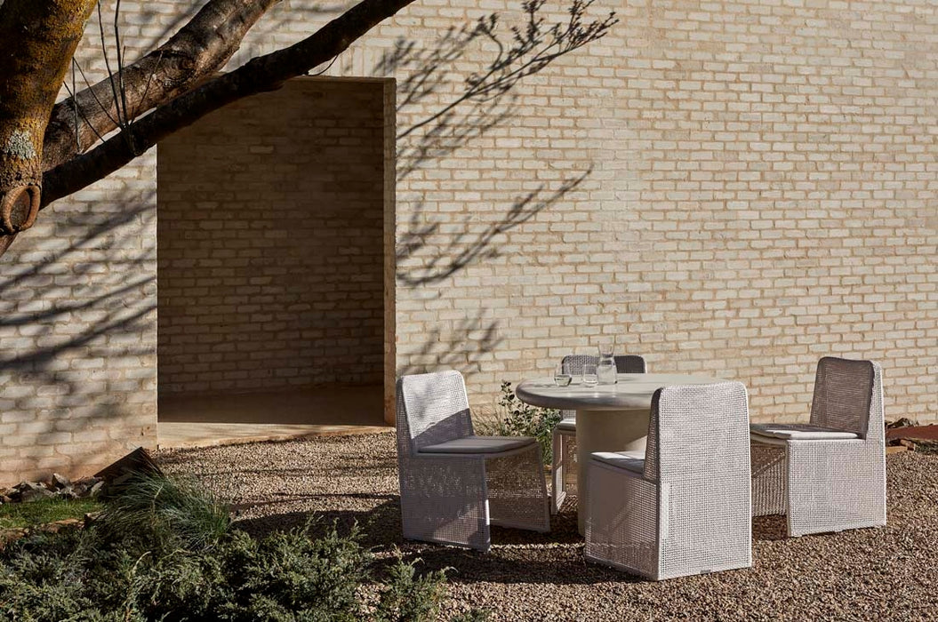 Lucia Curve Dining Table - Sand Dune