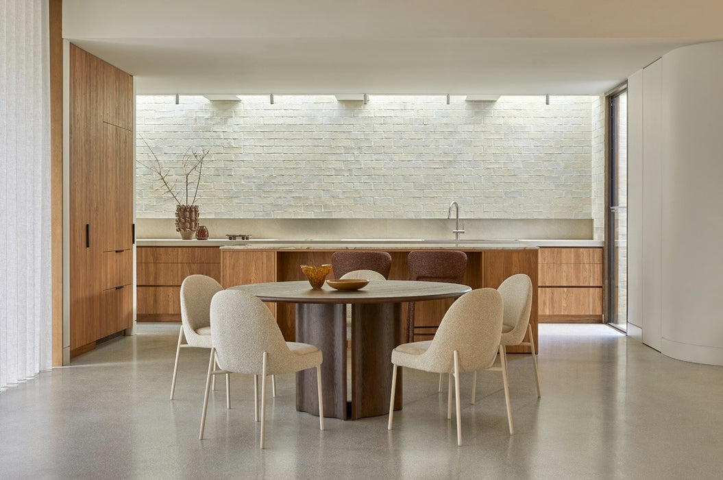 Leon Round Dining Table - Tobacco Ash