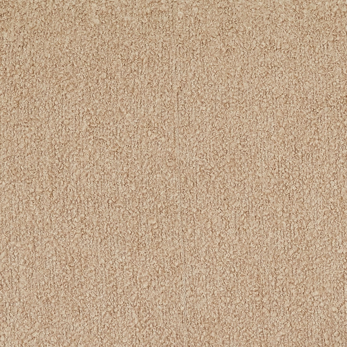 Madrid Curve Bed - Beige Chunky Boucle