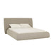 Madrid Curve Bed - Mercury Boucle