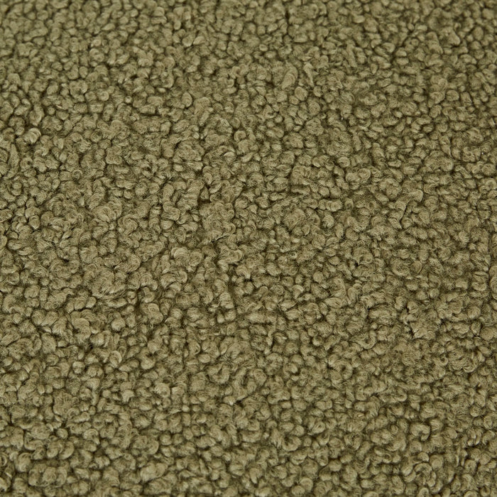 Zola Bench Seat - Moss Sherpa