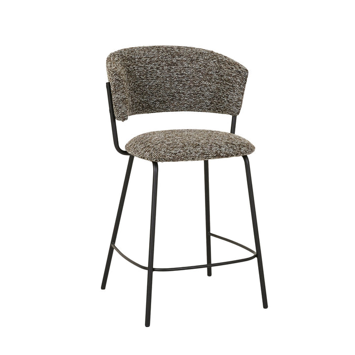 Mimi Barstool - Coffee Bean - Matt Black