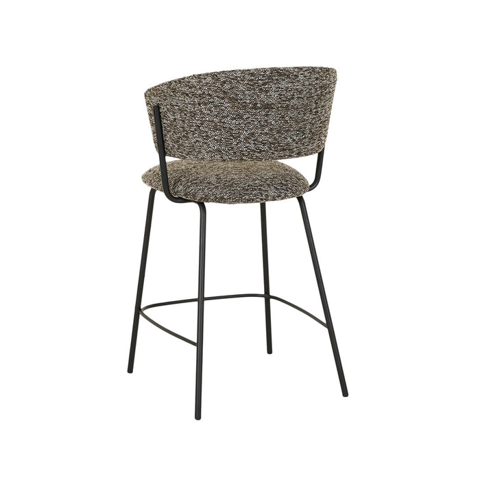 Mimi Barstool - Coffee Bean - Matt Black