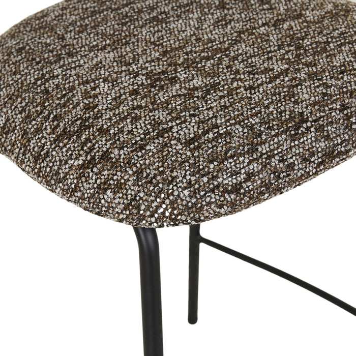 Mimi Barstool - Coffee Bean - Matt Black