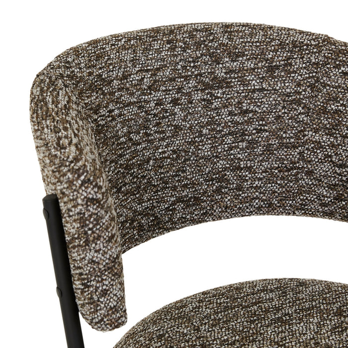 Mimi Barstool - Coffee Bean - Matt Black