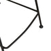 Turner Barstool - Vintage Matt Black PU - Black Metal