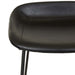 Turner Barstool - Vintage Matt Black PU - Black Metal
