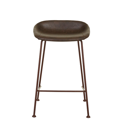 Turner Barstool - Vintage Matt Dark Brown PU - Matt Syrah