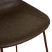 Turner Barstool - Vintage Matt Dark Brown PU - Matt Syrah