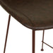 Turner Barstool - Vintage Matt Dark Brown PU - Matt Syrah
