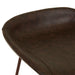 Turner Barstool - Vintage Matt Dark Brown PU - Matt Syrah