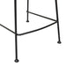 Turner Barstool - Vintage Matt Green PU - Black Metal