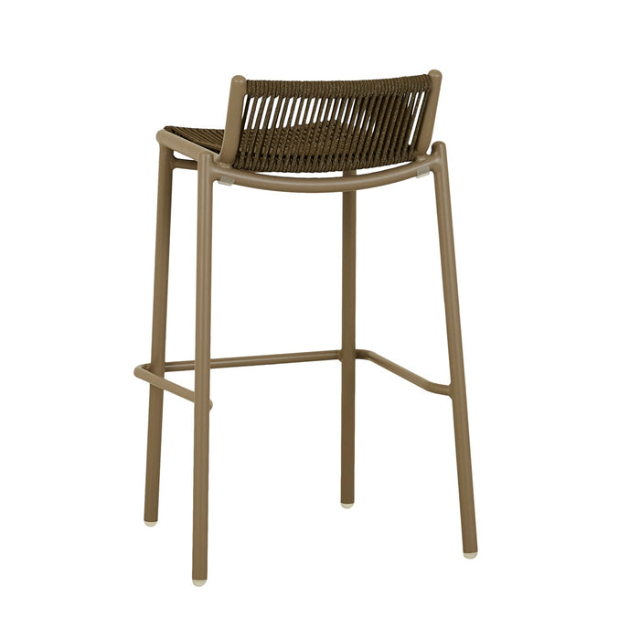 Valencia String Barstool - Mocha - Soft Umber