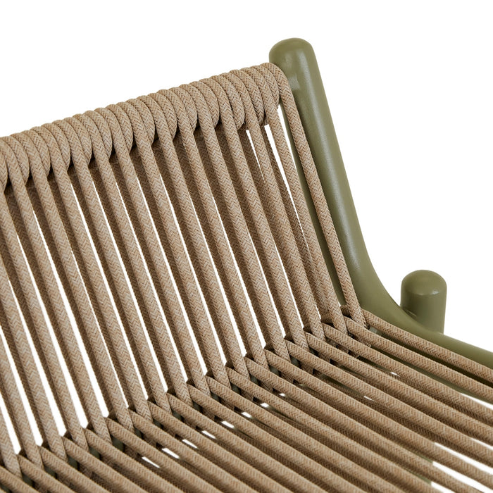 Valencia String Barstool - Sand - Jungle Green