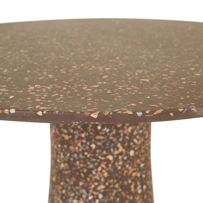 Livorno Cafe Bar Table - Mocha Terrazzo
