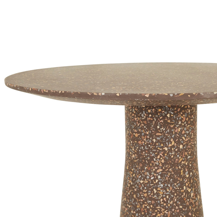 Livorno Cafe Bar Table - Mocha Terrazzo