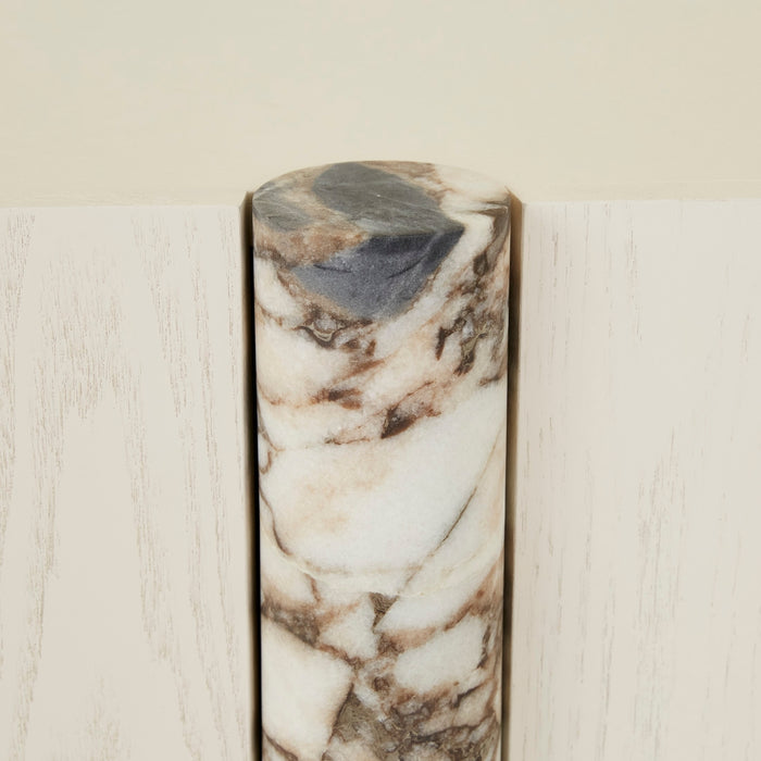 Artie Marble Buffet - Matt Ocean Marble - Porcelain