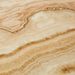 Oberon Crescent Marble Buffet - Satin Onyx Travertine - Natural Ash