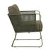 Cabana Sleigh Occasional Chair - Emerald - Moss