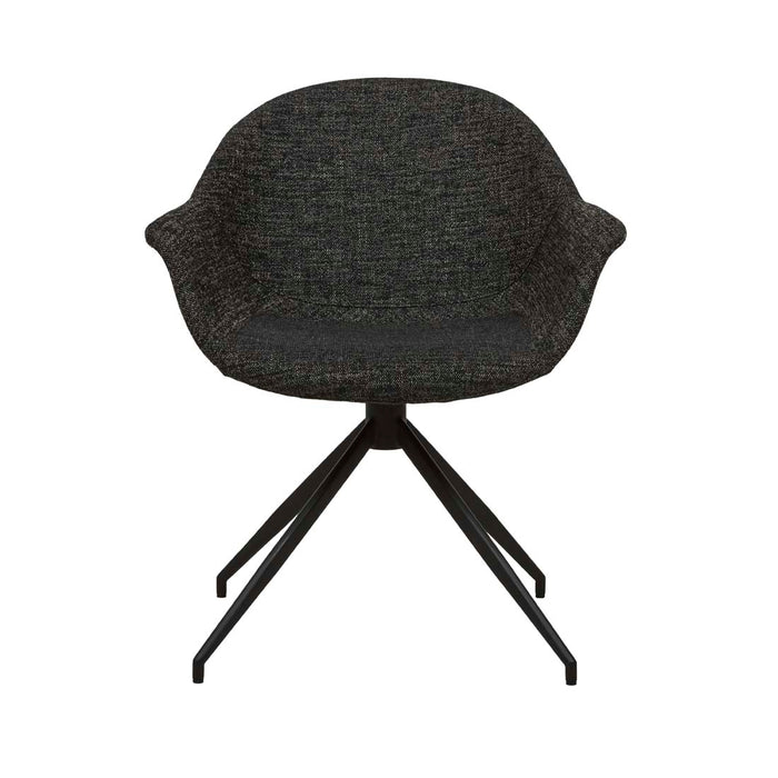 Daisy Spider Leg Office Chair - Ebony Weave