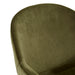 Daisy Spider Leg Office Chair - Loden - Antique Brass