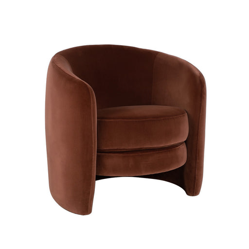 Kennedy Tenner Occasional Chair - Cognac Velvet