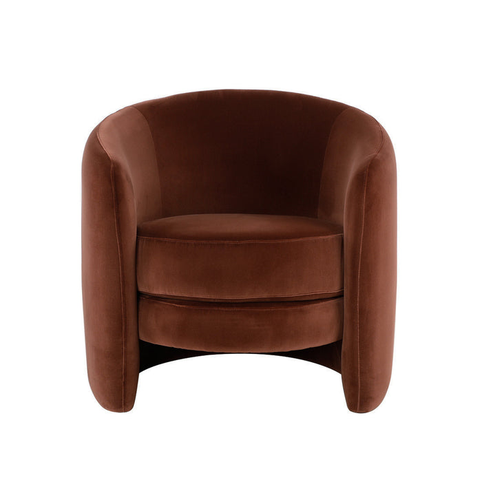 Kennedy Tenner Occasional Chair - Cognac Velvet
