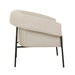 Sid Occasional Chair - Nougat - Black Metal