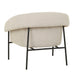Sid Occasional Chair - Nougat - Black Metal