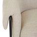 Sid Occasional Chair - Nougat - Black Metal