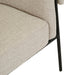 Sid Occasional Chair - Nougat - Black Metal
