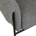 Sid Occasional Chair - Pewter - Matt Black