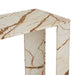 Atlas Slab Console Table - Brown Vein Marble