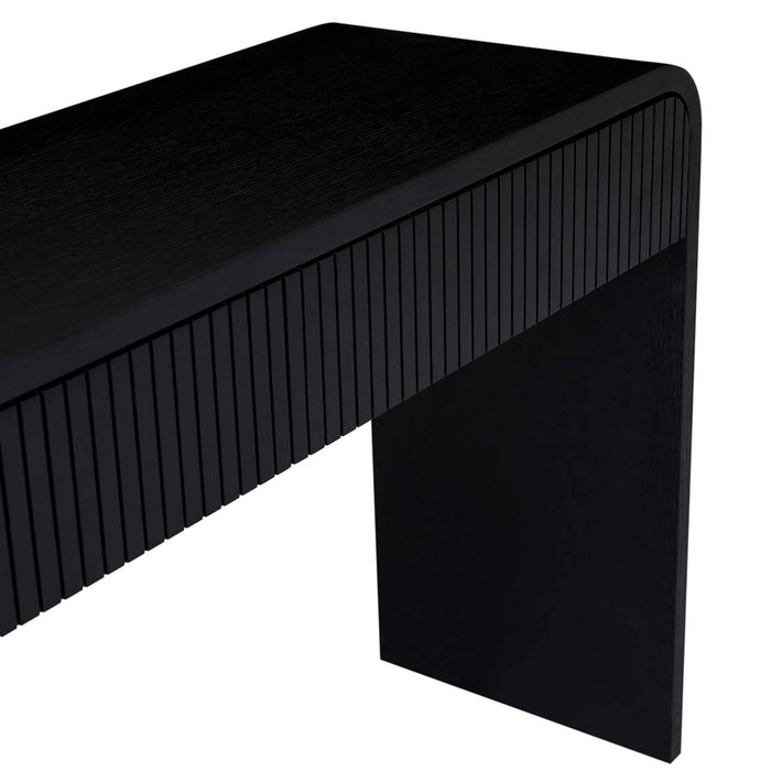 Chloe Channel Console - Black Oak
