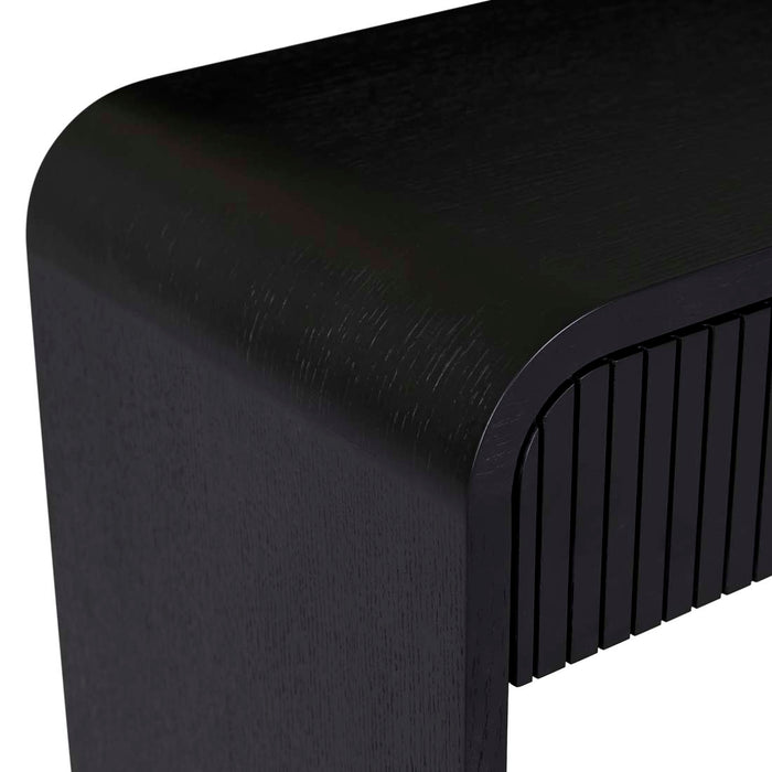 Chloe Channel Console - Black Oak