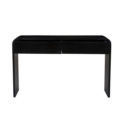 Chloe Channel Console - Black Oak
