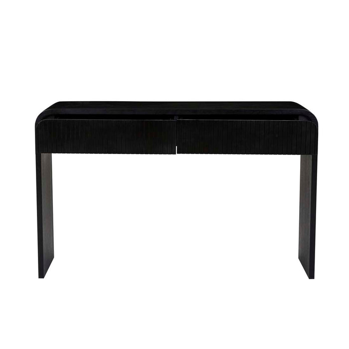 Chloe Channel Console - Black Oak