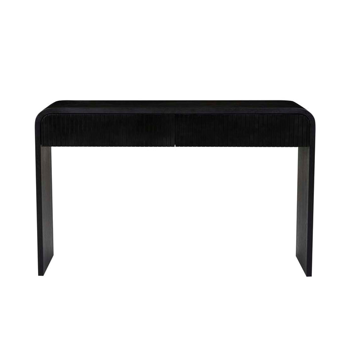 Chloe Channel Console - Black Oak