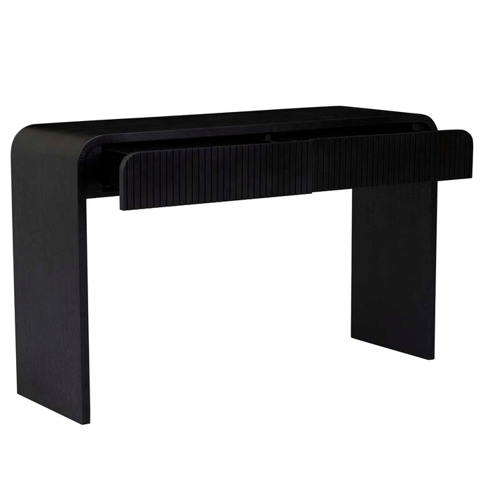 Chloe Channel Console - Black Oak