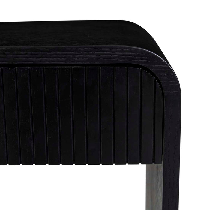 Chloe Channel Console - Black Oak