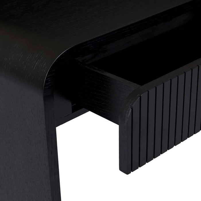 Chloe Channel Console - Black Oak