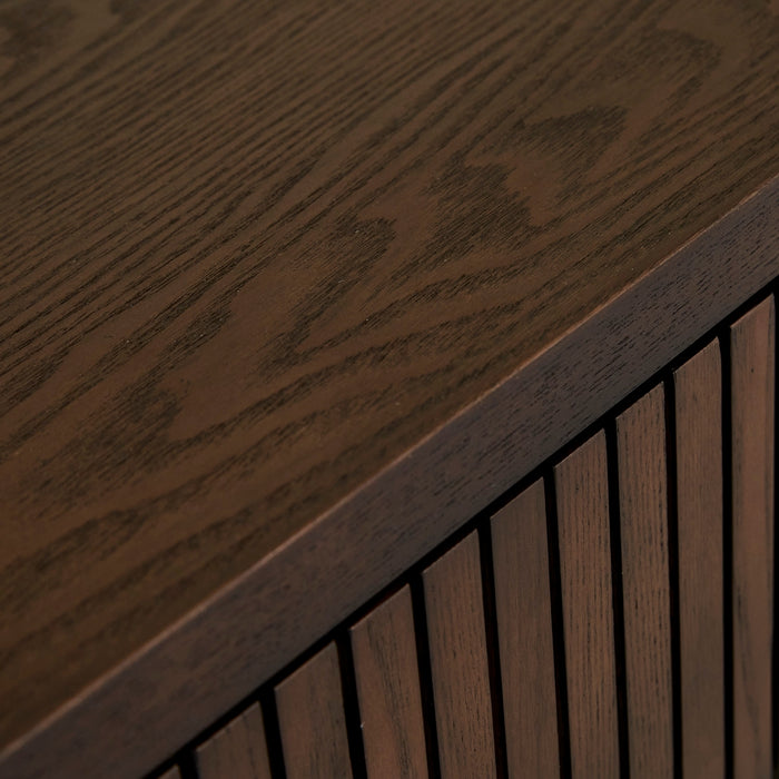 Chloe Channel Console - Tobacco Ash